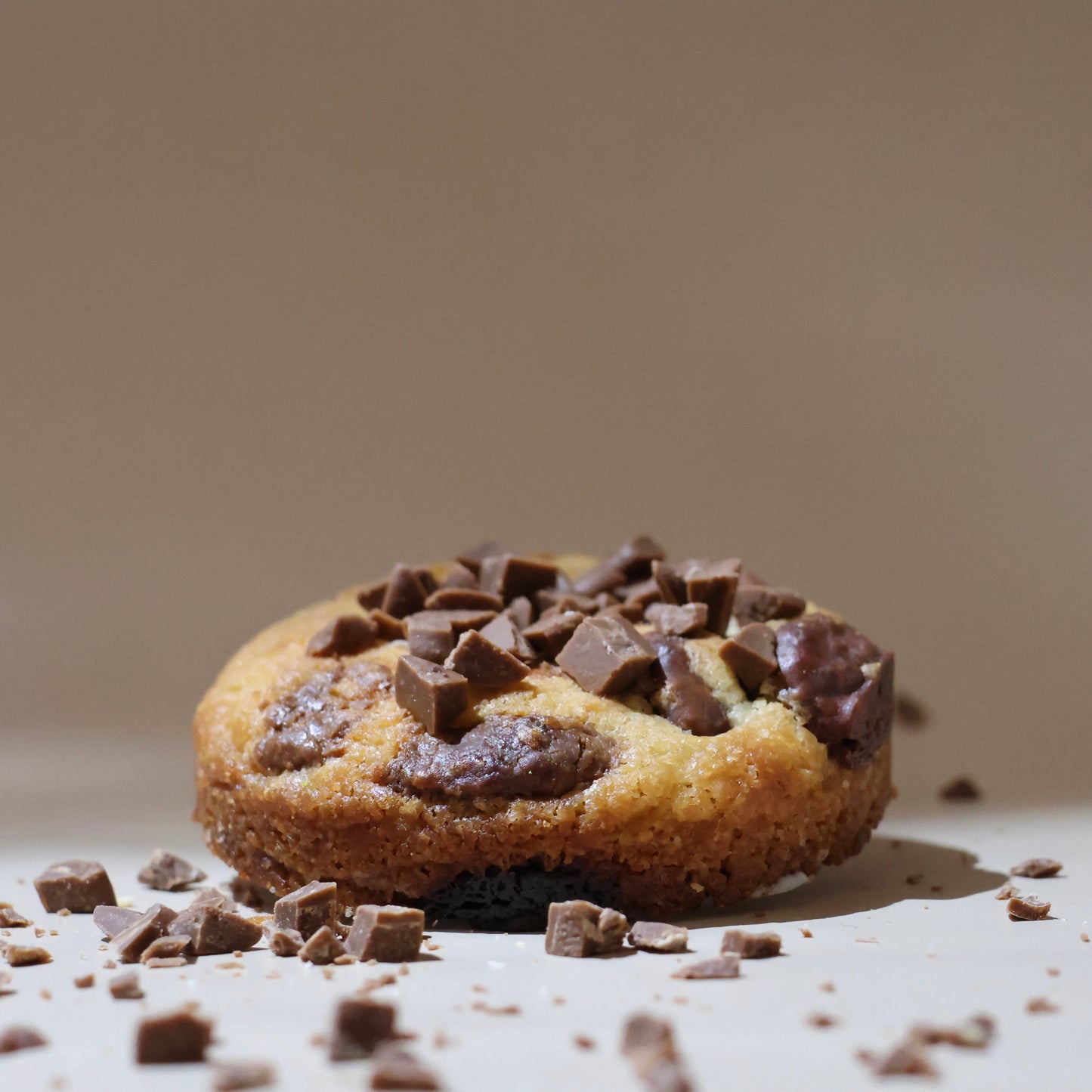 cookie au chocolat au lait.